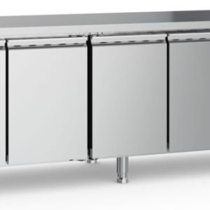 ecoFrost 700 Kühltisch 4 Türen, 2230x700x850mm ecoFrost 700 Kühltisch 4 Türen, 2230x700x850mm