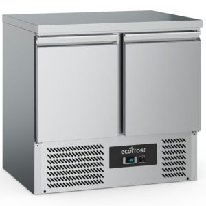 ecoFrost Kühltisch 2 Türen 1/1 GN, 900x700x876mm ecoFrost Kühltisch 2 Türen 1/1 GN, 900x700x876mm