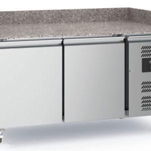ecoFrost Pizzatisch 2 Türen mit Rädersatz, 1515x800x1000mm ecoFrost Pizzatisch 2 Türen mit Rädersatz, 1515x800x1000mm
