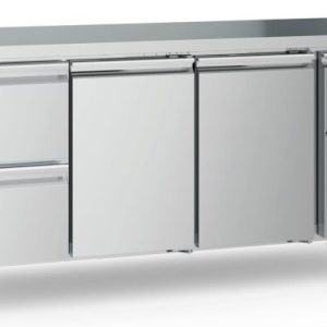 ecoFrost 700 Kühltisch 2 Türen, 2 Schubladen, 1795x700x850mm ecoFrost 700 Kühltisch 2 Türen, 2 Schubladen, 1795x700x850mm