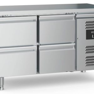 ecoFrost 700 Kühltisch 4 Schubladen, 1360x700x850mm ecoFrost 700 Kühltisch 4 Schubladen, 1360x700x850mm