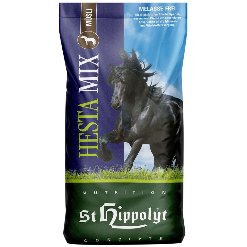 St. Hippolyt Pferdefutter Hesta Mix Müsli 20 kg