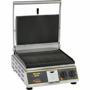 ROLLER GRILL Kontaktgrill mit Timer, gerillt, 400x475x310mm ROLLER GRILL Kontaktgrill mit Timer, gerillt, 400x475x310mm