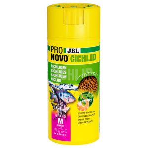 JBL PRONOVO CICHLID GRANO M 250ml CLICK JBL PRONOVO CICHLID GRANO M 250ml CLICK