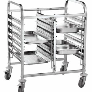 HENDI Transportwagen doppelt 12x GN1/1, 740x550x940mm HENDI Transportwagen doppelt 12x GN1/1, 740x550x940mm