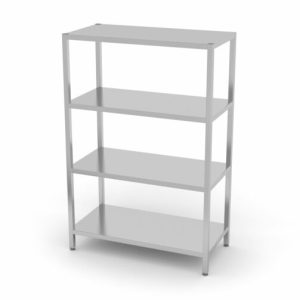 Aufbewahrungsregal Edelstahl 4 Regalböden 1000x600x1800 mm Aufbewahrungsregal Edelstahl 4 Regalböden 1000x600x1800 mm