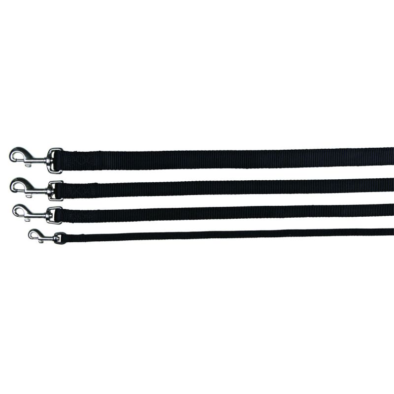 Trixie Premium Leine schwarz L-XL 1m/25 mm