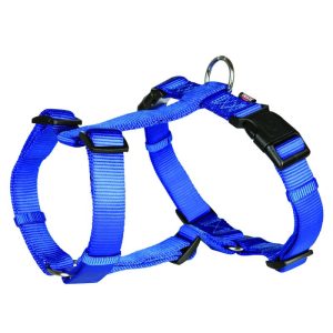 Trixie Premium H-Geschirr blau M-L 50-75 cm Trixie Premium H-Geschirr blau M-L 50-75 cm