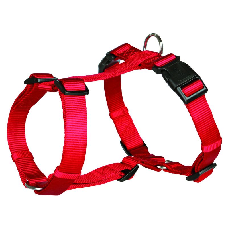 Trixie Premium H-Geschirr rot L-XL 75-100 cm