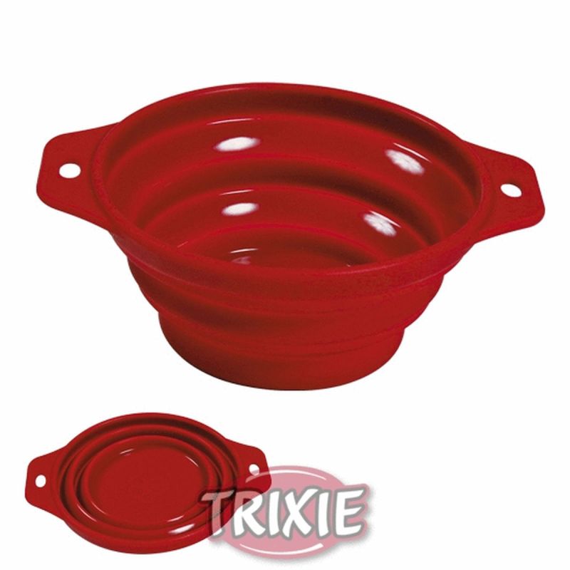 Trixie Dog Napf Reise Silikon 0,5l/ø14 cm