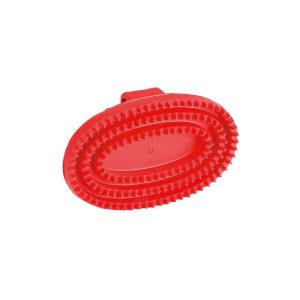 Gummistriegel 15 x 10,5 cm rot Gummistriegel 15 x 10,5 cm rot