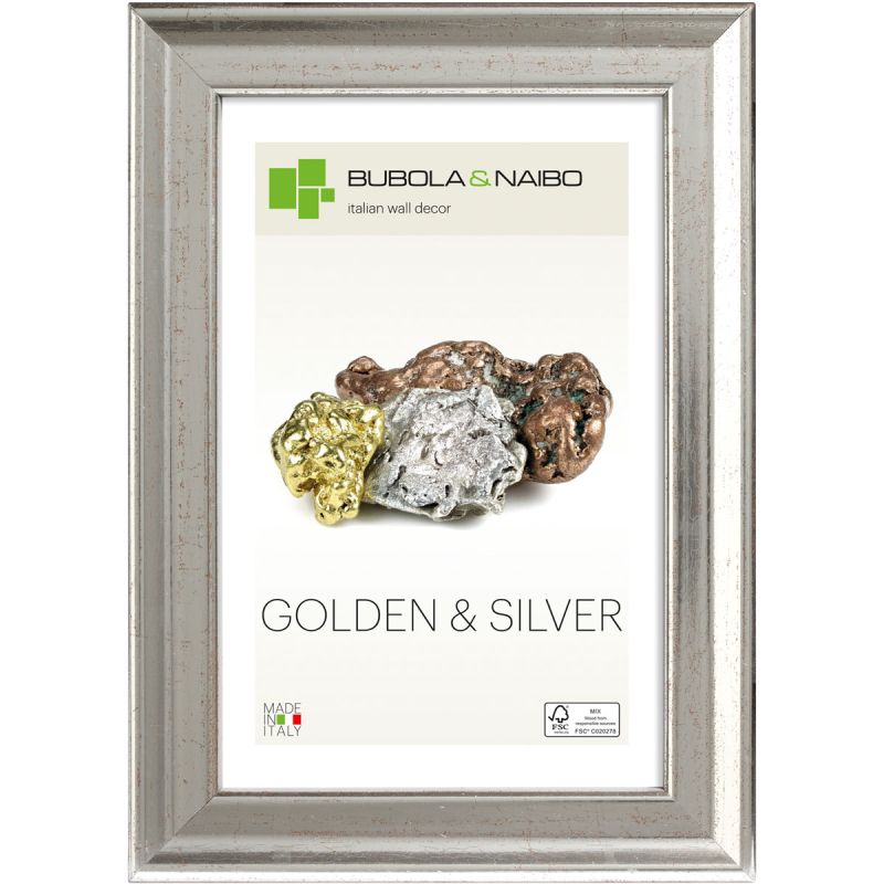 Holzrahmen ELISABETH 10 x 15 cm Silber