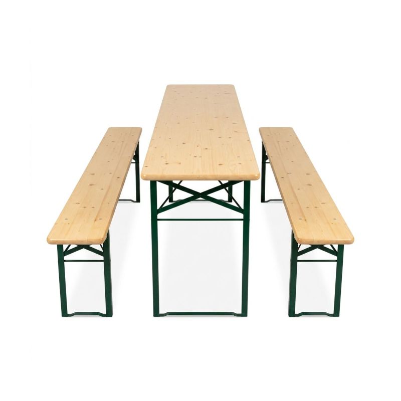 Festzeltgarnitur Standard mit Tisch 220 x 50 cm