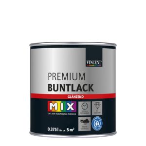 Vincent  LackPremium Buntlack MIX IT! glänzend 0,375 l