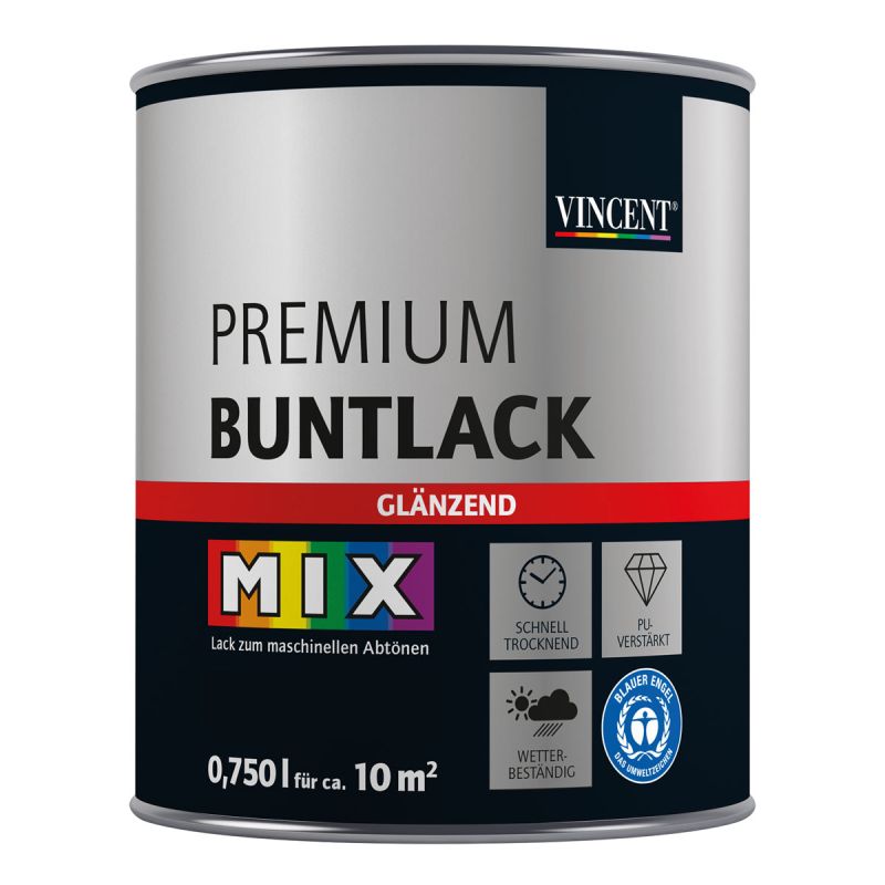 Vincent  Lack Premium Buntlack Mix It glänzend 0,75 l