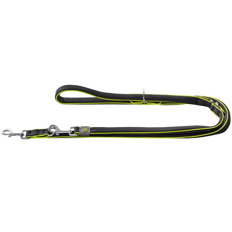 Hunter Verstellbare Führleine Maui schwarz 25 mm/2m
