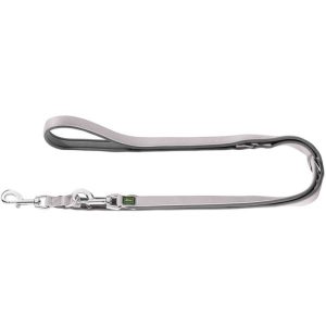 Hunter Verstellbare Führleine Neopren grau/grau 2m/25 mm Hunter Verstellbare Führleine Neopren grau/grau 2m/25 mm