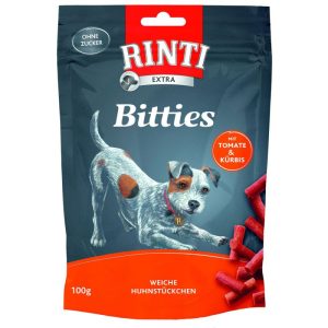 Rinti Snack Bitties Huhn Tomate Kürbis 100g Rinti Snack Bitties Huhn Tomate Kürbis 100g