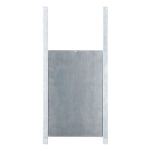 Hühner-Schiebetür 22 x 33 cm grau Hühner-Schiebetür 22 x 33 cm grau