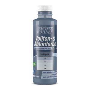 Schöner Wohnen Farbe Voll- und Abtönfarbe Indigograu 0,5 L