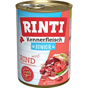 Rinti Hundefutter Kennerfleisch Junior Rind 400 g Dose Rinti Hundefutter Kennerfleisch Junior Rind 400 g Dose