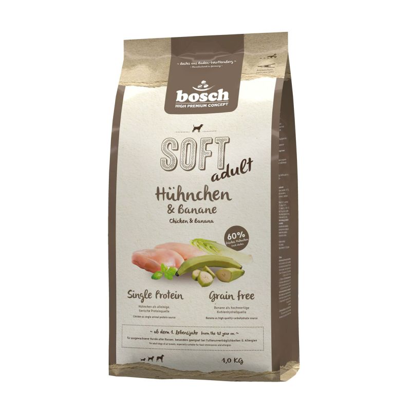 bosch high premium concept Soft Hühnchen Banane 1kg