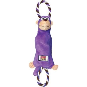KONG Hundespielzeug Tugger Knots Affe lila 36 cm KONG Hundespielzeug Tugger Knots Affe lila 36 cm