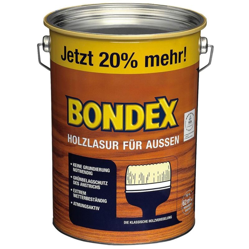 Bondex Holzlasur für Außen Oregon Pine 4,8 L