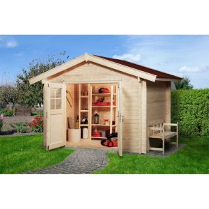 Weka Gartenhaus Premium 45 mm 380 x 330 x 262 cm Weka Gartenhaus Premium 45 mm 380 x 330 x 262 cm