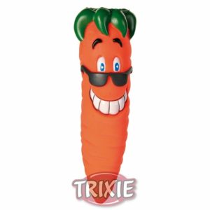 Trixie Vinyl Snack-Toy Karotte mit Squeaker 20 cm Trixie Vinyl Snack-Toy Karotte mit Squeaker 20 cm