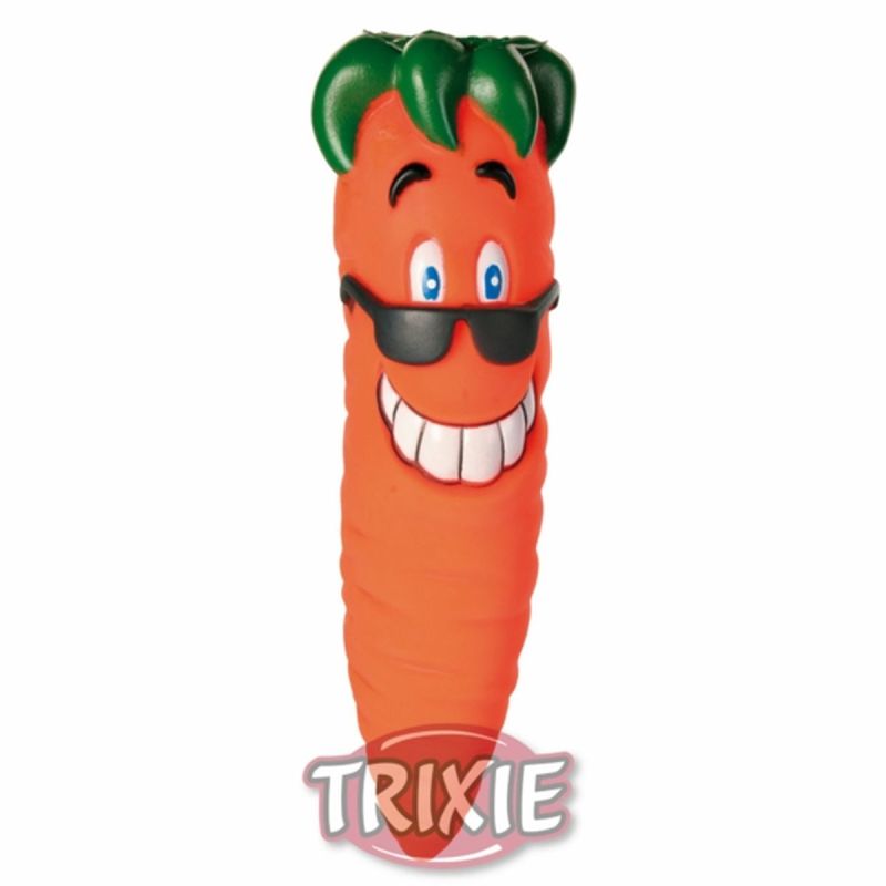 Trixie Vinyl Snack-Toy Karotte mit Squeaker 20 cm