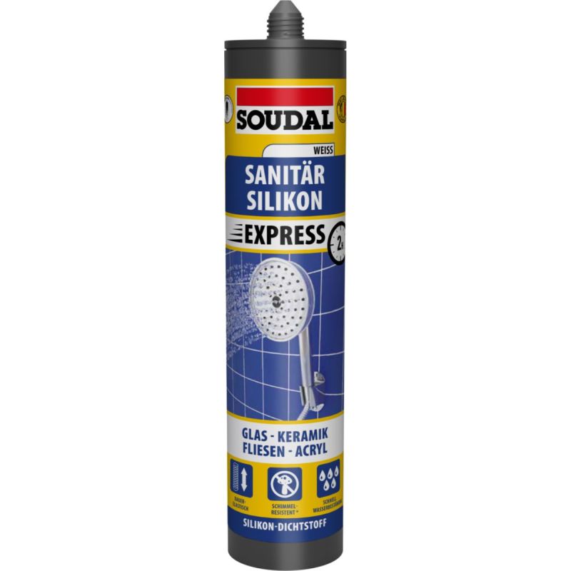 Soudal Sanitärsilikon Dusche und Bad weiß