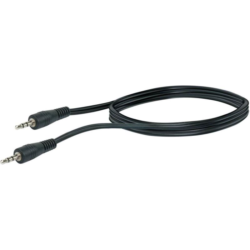 Schwaiger A-Audio-Anschlusskabel Stereo 0,75m schwarz