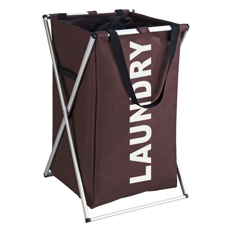 Wenko Wäschesammler Uno braun 52 l