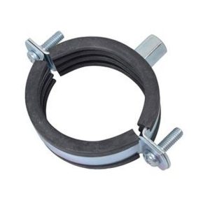 Kirchhoff Rohrschelle schallgedämpft 57-61 mm x M8 für 2"