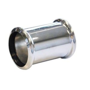 Kirchhoff Doppelmuffe mit O-Ringen 32 x 55 mm verchromt Kirchhoff Doppelmuffe mit O-Ringen 32 x 55 mm verchromt