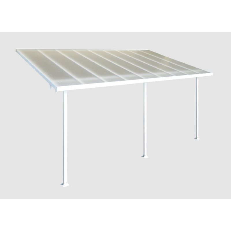 Palram Terrassenüberdachung Feria 546 x 300 cm weiß