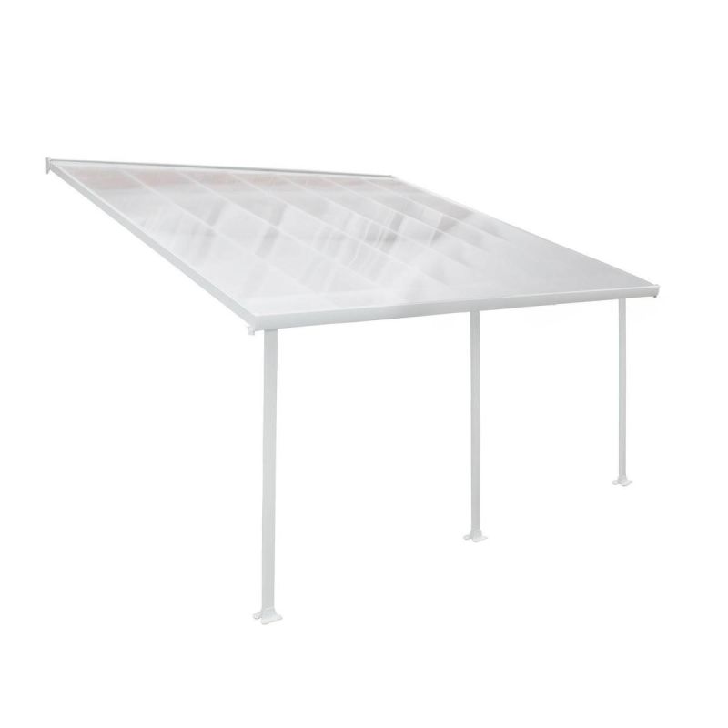 Palram Terrassenüberdachung Feria 420 x 400 cm weiß