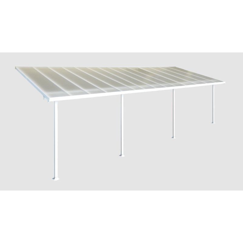 Palram Terrassenüberdachung Feria 850 x 300 cm weiß