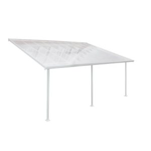 Palram Terrassenüberdachung Feria 606 x 400 cm weiß Palram Terrassenüberdachung Feria 606 x 400 cm weiß