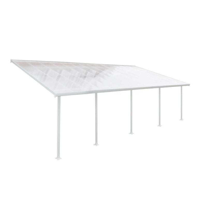Palram Terrassenüberdachung Feria 850 x 400 cm weiß