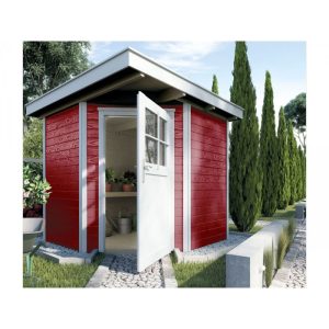 Weka Gartenhaus 229 21 mm schwedenrot mit Fußboden 209 x 205 x 217 cm Weka Gartenhaus 229 21 mm schwedenrot mit Fußboden 209 x 205 x 217 cm