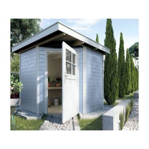Weka Gartenhaus 229 21 mm grau mit Fußboden 209 x 205 x 217 cm Weka Gartenhaus 229 21 mm grau mit Fußboden 209 x 205 x 217 cm
