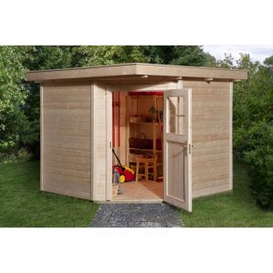 Weka Gartenhaus 229 21 mm natur mit Fußboden 270 x 270 x 217 cm Weka Gartenhaus 229 21 mm natur mit Fußboden 270 x 270 x 217 cm