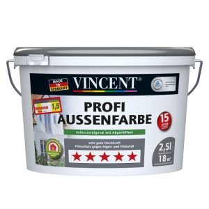 Vincent Profi Außenfarbe 2,5 L Vincent Profi Außenfarbe 2,5 L