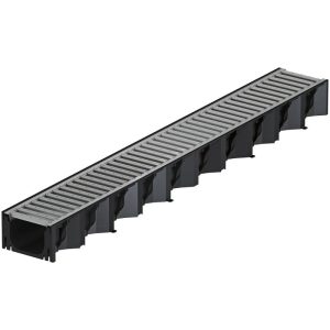 Entwässerungsrinne ACO Self Hexaline 2.0 schwarz 100 x 12,5 x 7,8 cm Entwässerungsrinne ACO Self Hexaline 2.0 schwarz 100 x 12,5 x 7,8 cm