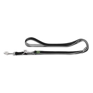 Hunter Verstellbare Führleine Neopren schw/grau 15/200 Hunter Verstellbare Führleine Neopren schw/grau 15/200