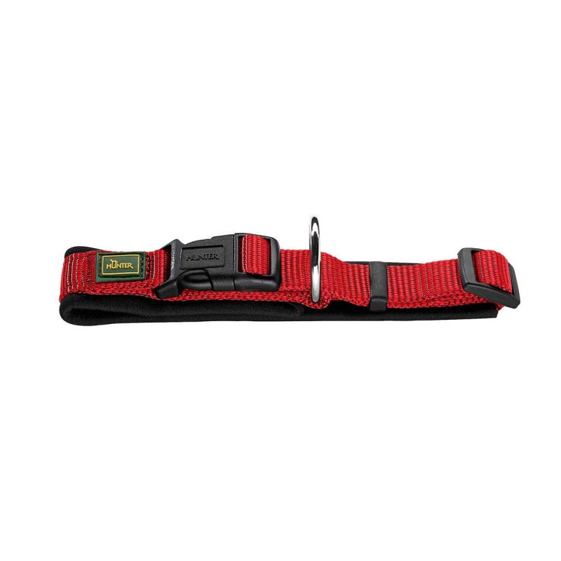 Hunter  Halsung Neopren Vario Plus rot 35-40 cm