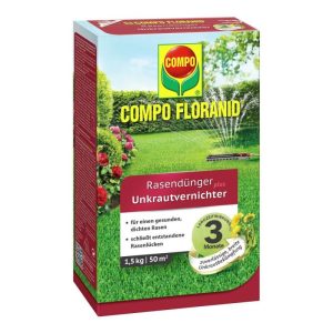 Compo FLORANID Rasendünger plus Unkrautvernichter für 50 m² 1,5 L Compo FLORANID Rasendünger plus Unkrautvernichter für 50 m² 1,5 L