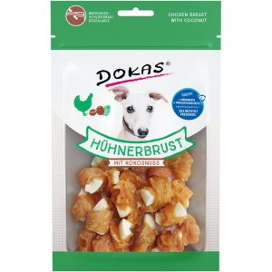 Dokas Hühnerbrust mit Kokosnuss 60g Dokas Hühnerbrust mit Kokosnuss 60g
